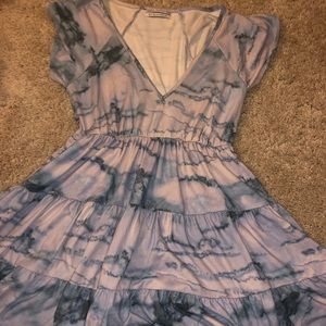 Cute little blue and white flowy dress